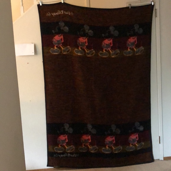 Vintage Disney Mickey Mouse Blanket - Picture 3 of 6